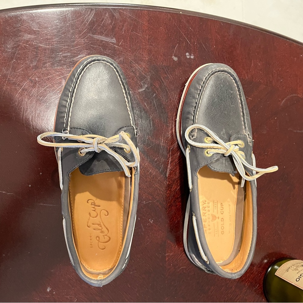 Sperry Gold Cups Loafers in Blue sized 8.5 Used once!